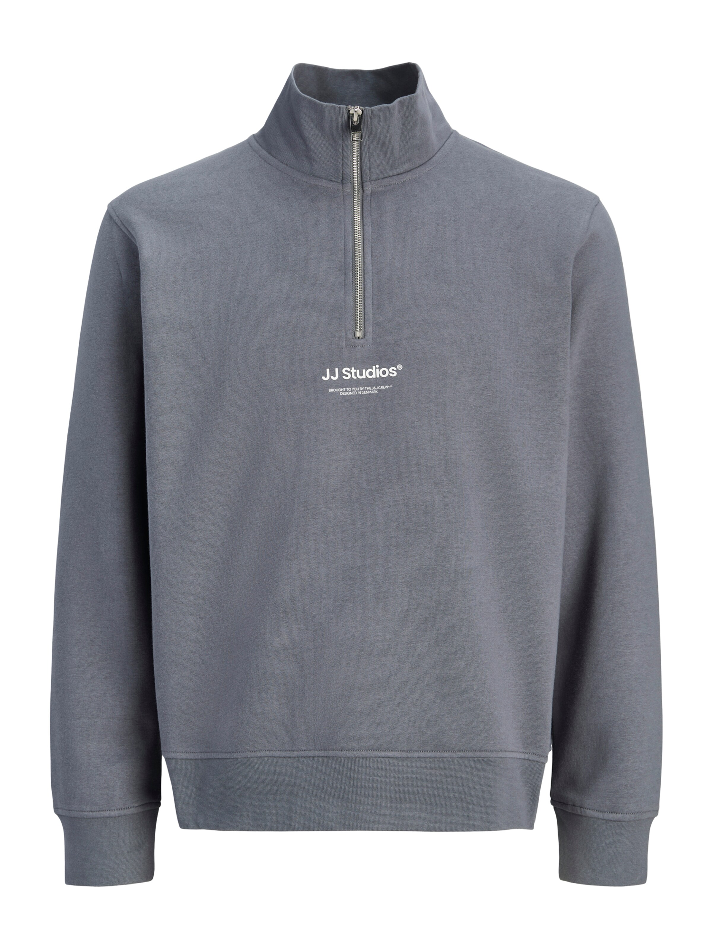 JACK & JONES Sweatshirt 'JJESoho' in Grey: front