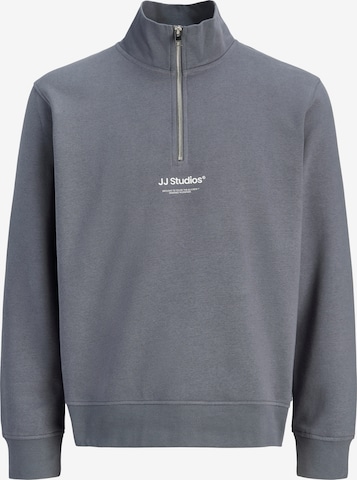 JACK & JONES Sweatshirt 'JJESoho' in Grey: front