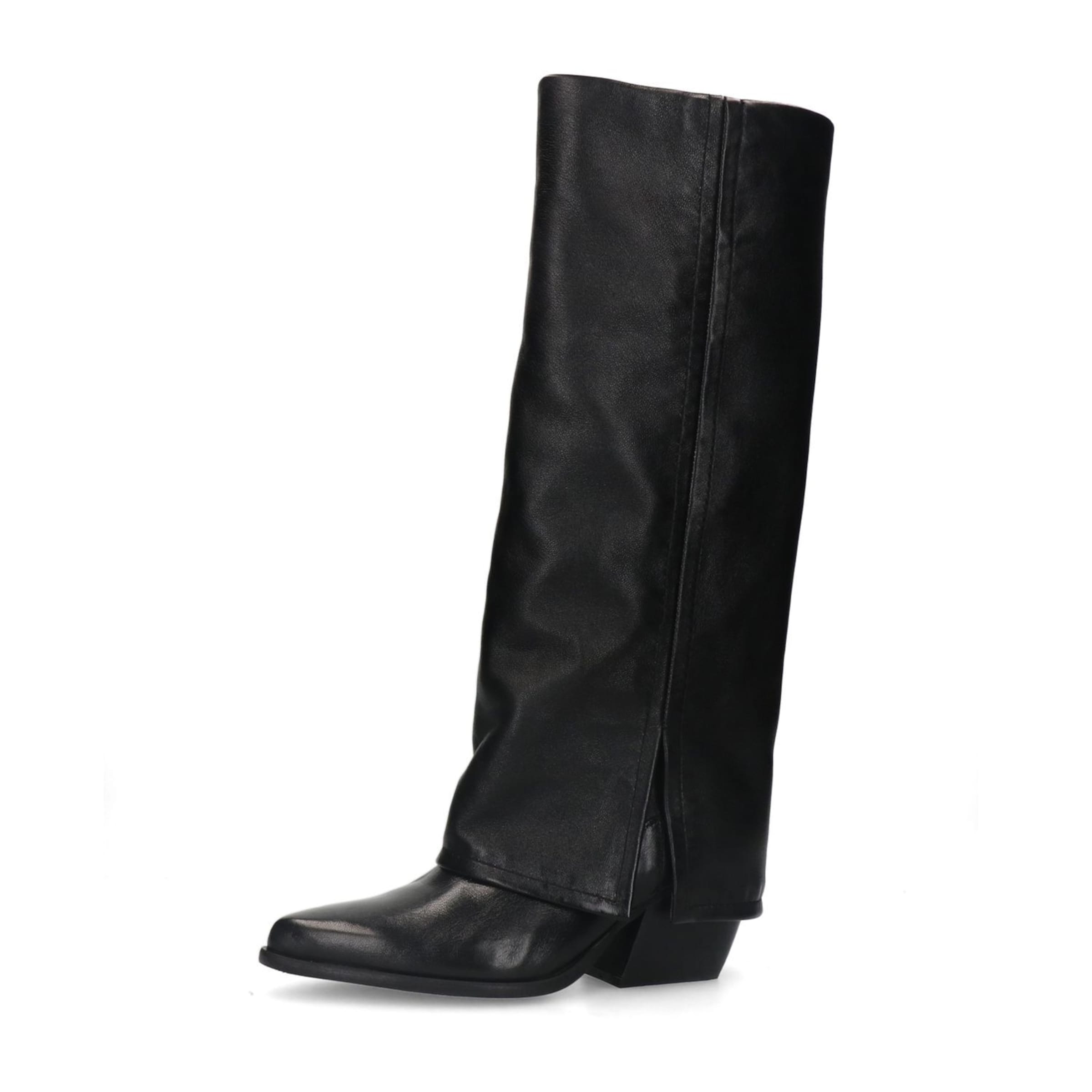 Bottes de cowboy SACHA en noir : devant