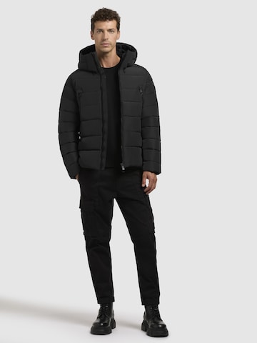 khujo - Casaco de inverno 'WOU' em preto