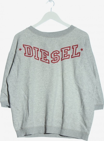 DIESEL Sweatshirt S in Grau: predná strana