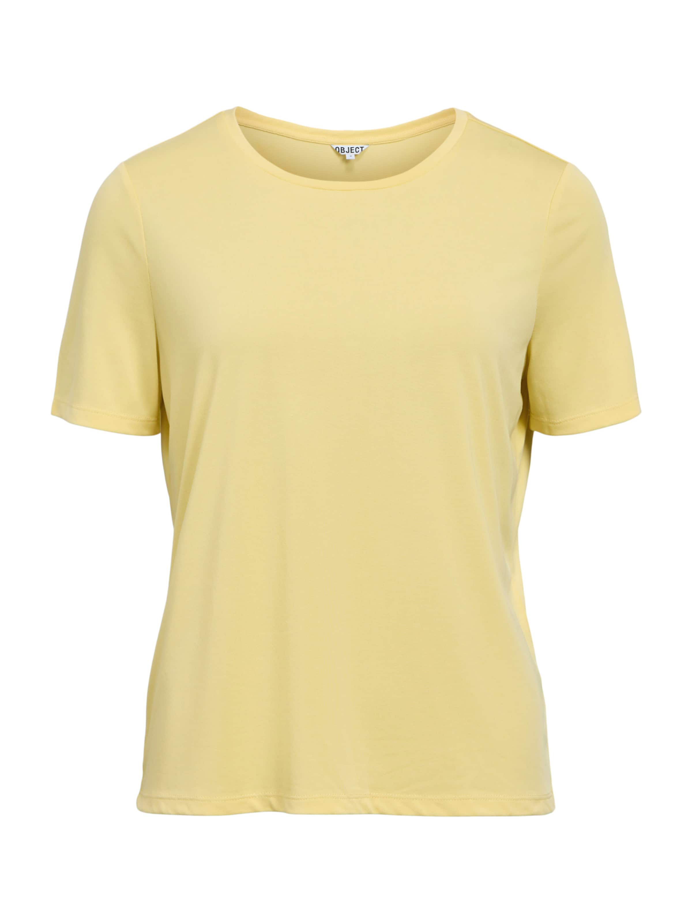 OBJECT T-Shirt 'OBJANNIE' in Gelb: Vorderseite