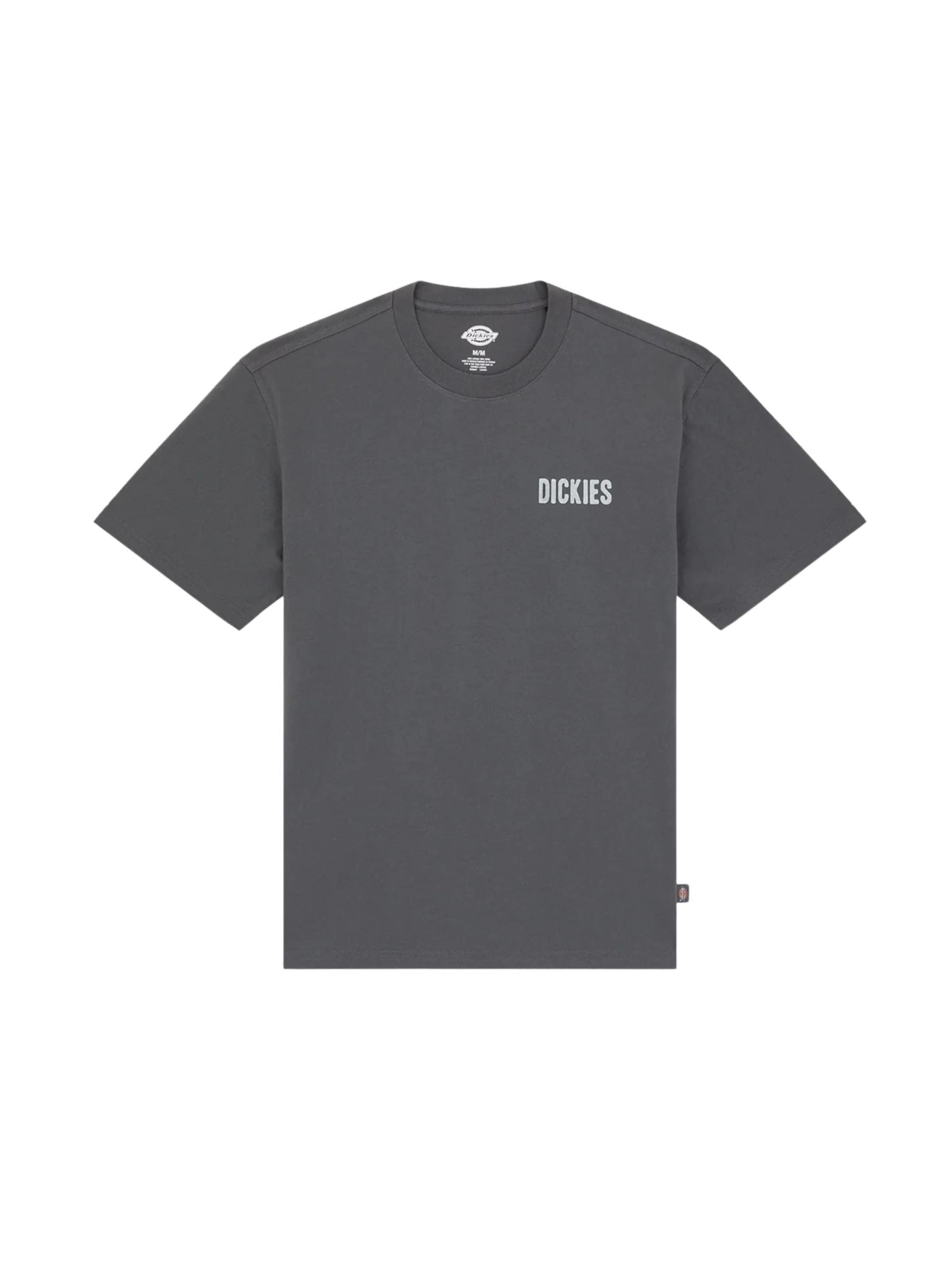 DICKIES Shirt 'DICKIES WOLFHURST SS TEE T-SHIRT' in Grijs: voorkant