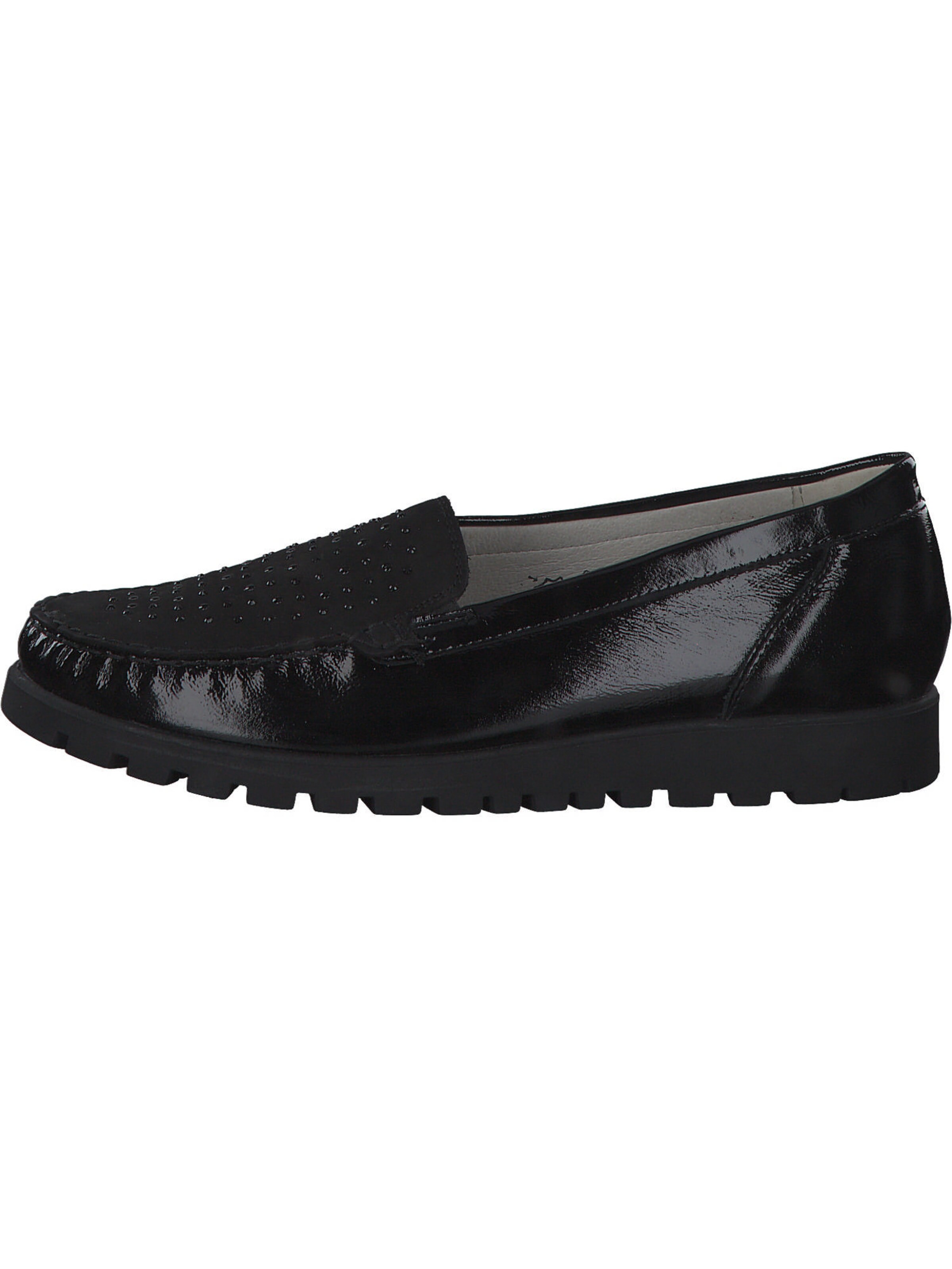 WALDLÄUFER Slipper 'Hegli 549013' in Schwarz