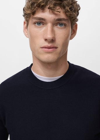 MANGO MAN Pullover 'Ten' in Blau