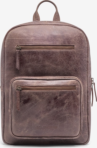 Sac à dos 'Franlie' Bolongaro Trevor en marron : devant