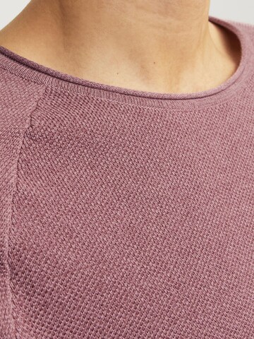 JACK & JONES Klasický střih Svetr 'JJEHill' – pink