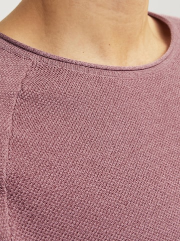 JACK & JONES Regular fit Sweater 'Hill' in Pink