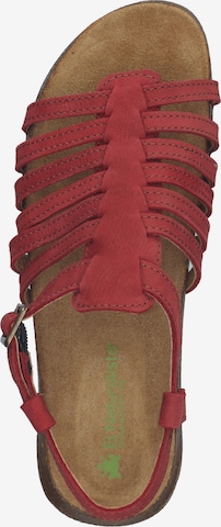 Sandales à lanières EL NATURALISTA en rouge