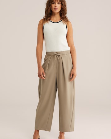 WE Fashion Вязаный топ в Белый