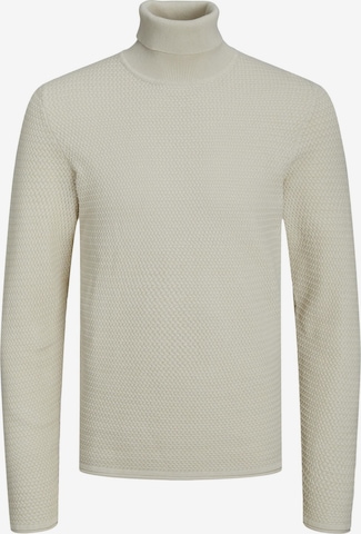 JACK & JONES Trui 'Miguel' in Beige: voorkant