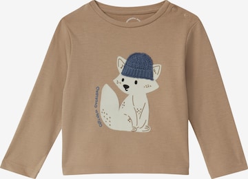 s.Oliver Shirt in Bruin: voorkant