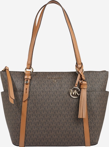 Cabas MICHAEL Michael Kors en marron : devant