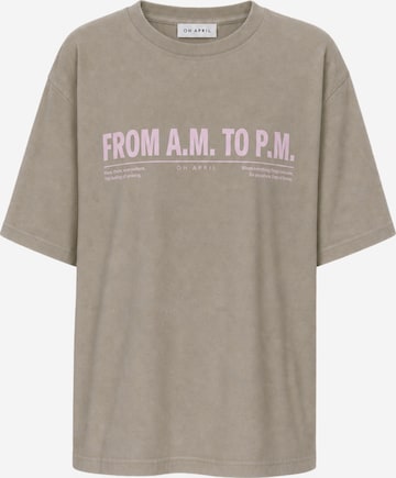 OH APRIL T-Shirt 'BF' in Beige: Vorderseite