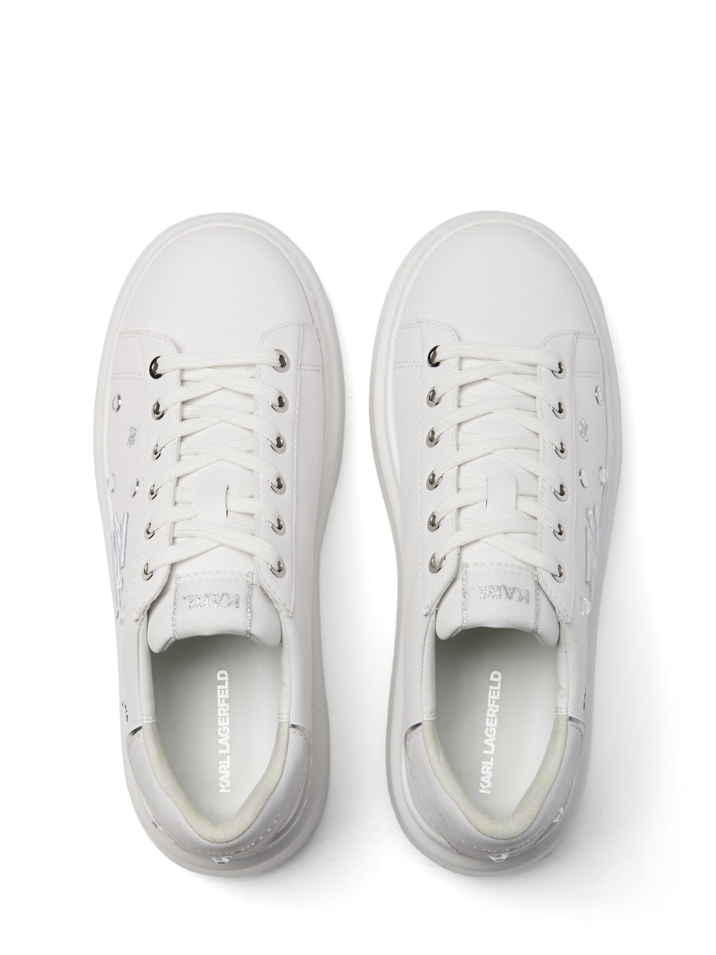 balts Karl Lagerfeld Zemie brīvā laika apavi