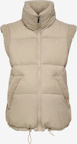 Only Maternity Weste 'ERIKA' in Beige: Vorderseite