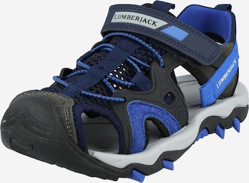 Lumberjack Sandals & Slippers 'BENJAMIN' in Blue: front