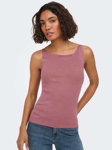 Jaqueline de Yong Top 'Nanna' in Roze: voorkant