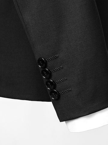 Youthup Slimfit Anzug in Schwarz