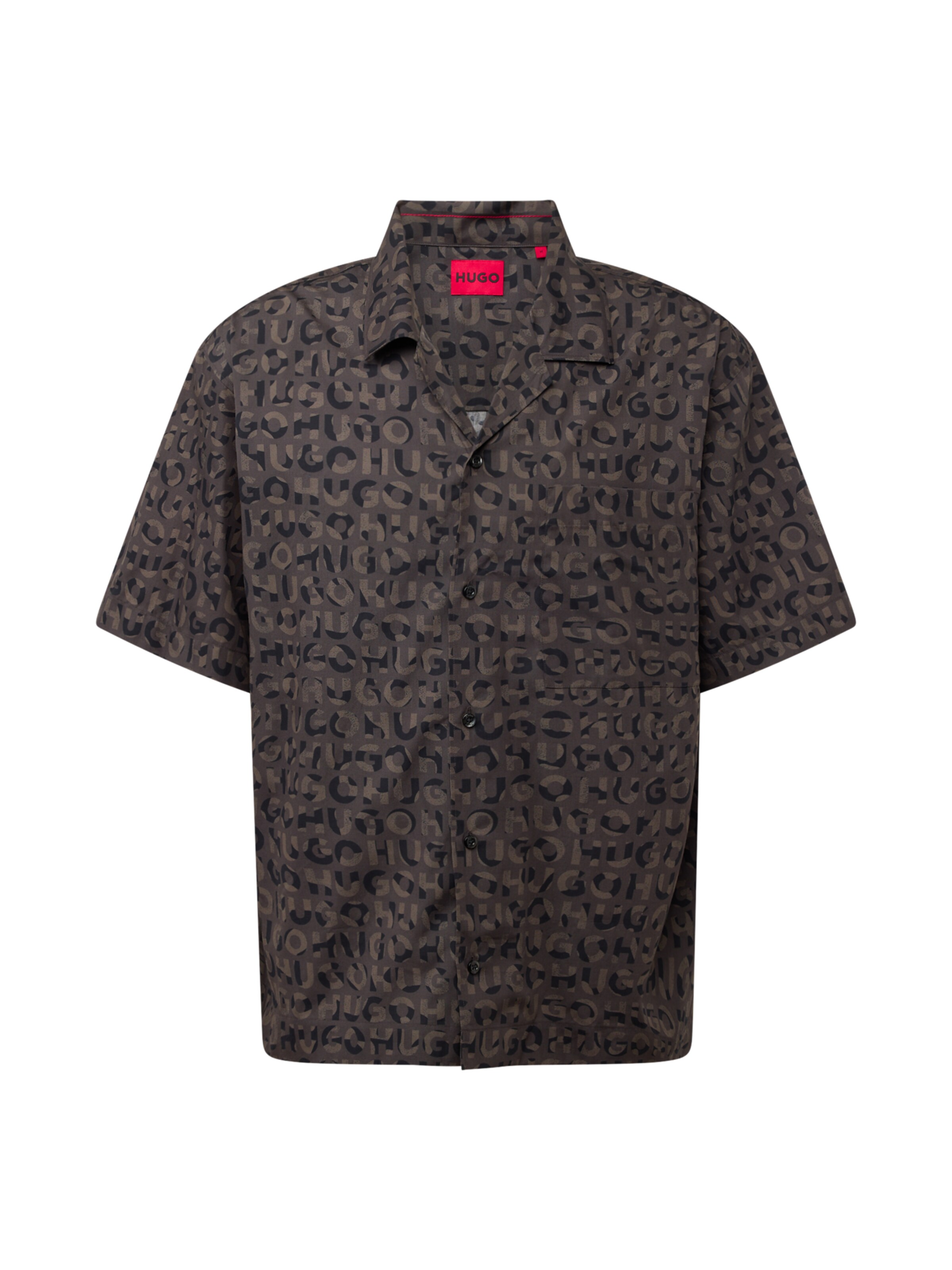 HUGO Comfort Fit Košeľa 'Egeeno' - Čierna: predná strana