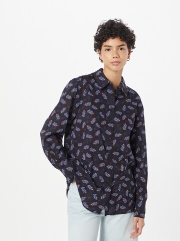 SCOTCH & SODA Bluse i blå: forside