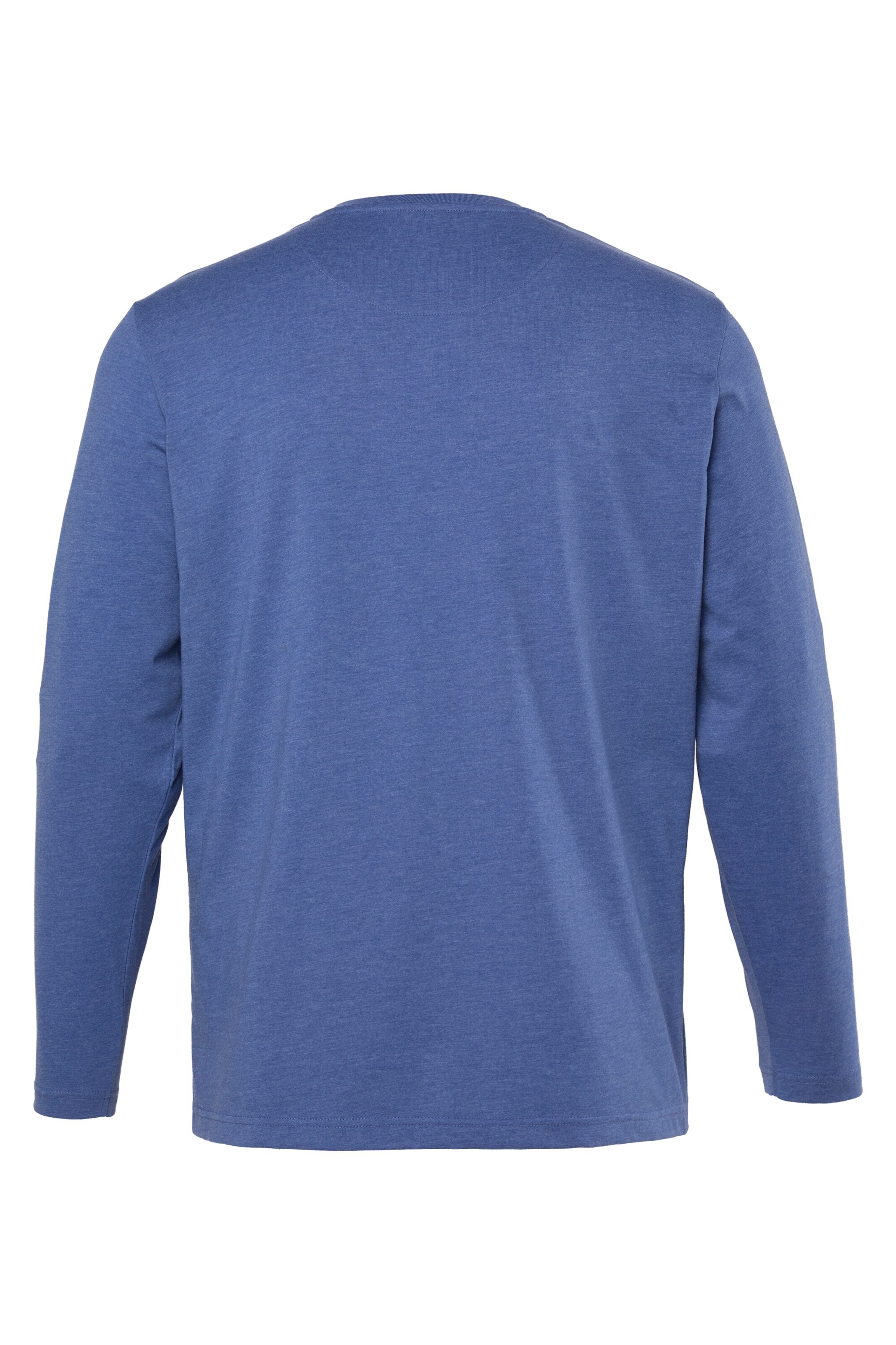 Men Plus Shirt in Blau