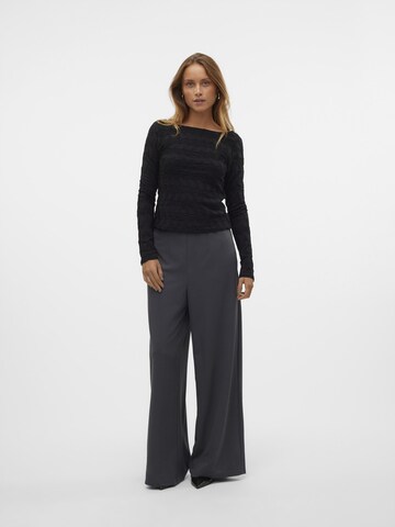 Wide Leg Pantalon à pince VERO MODA en gris
