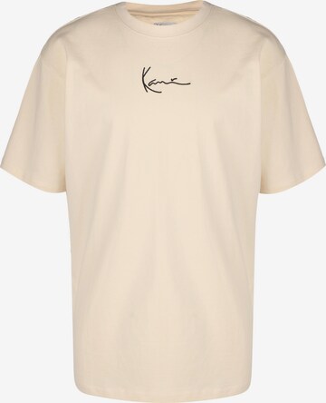 T-Shirt Karl Kani en beige : devant