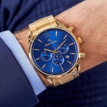 Mats Meier Analog Watch in Gold: front