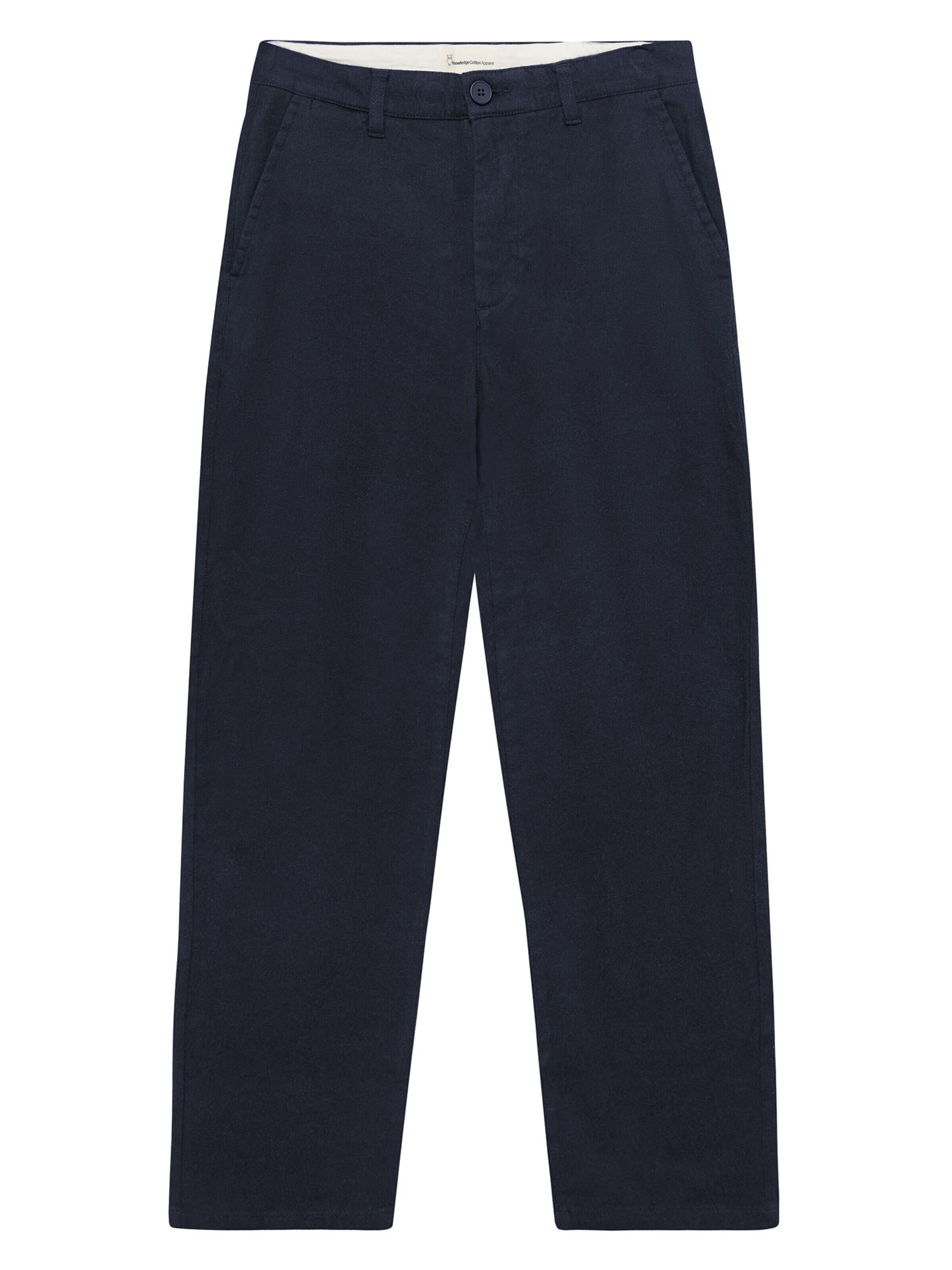 KnowledgeCotton Apparel Regular Hose 'Chuck' in Blau: Vorderseite