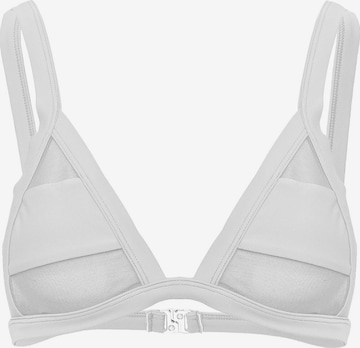 Triangle Hauts de bikini 'FIERCE' La Michaux en blanc : devant