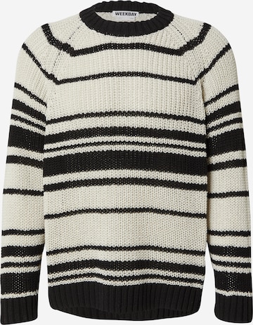 WEEKDAYPulover - bež boja: prednji dio