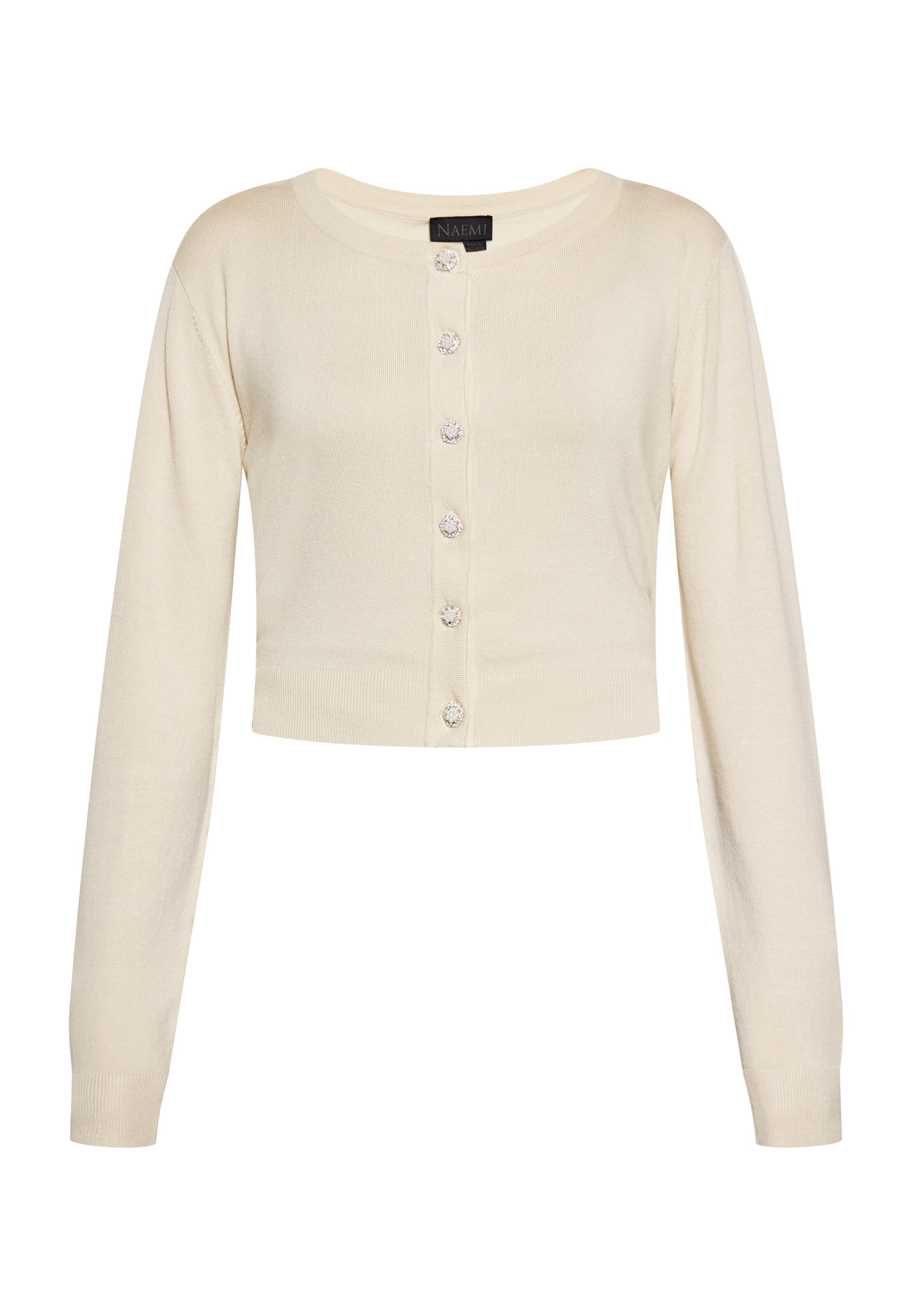NAEMI Cardigan i beige: forside