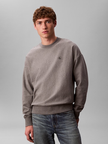Calvin Klein Jeans Sweatshirt in Grau: Vorderseite