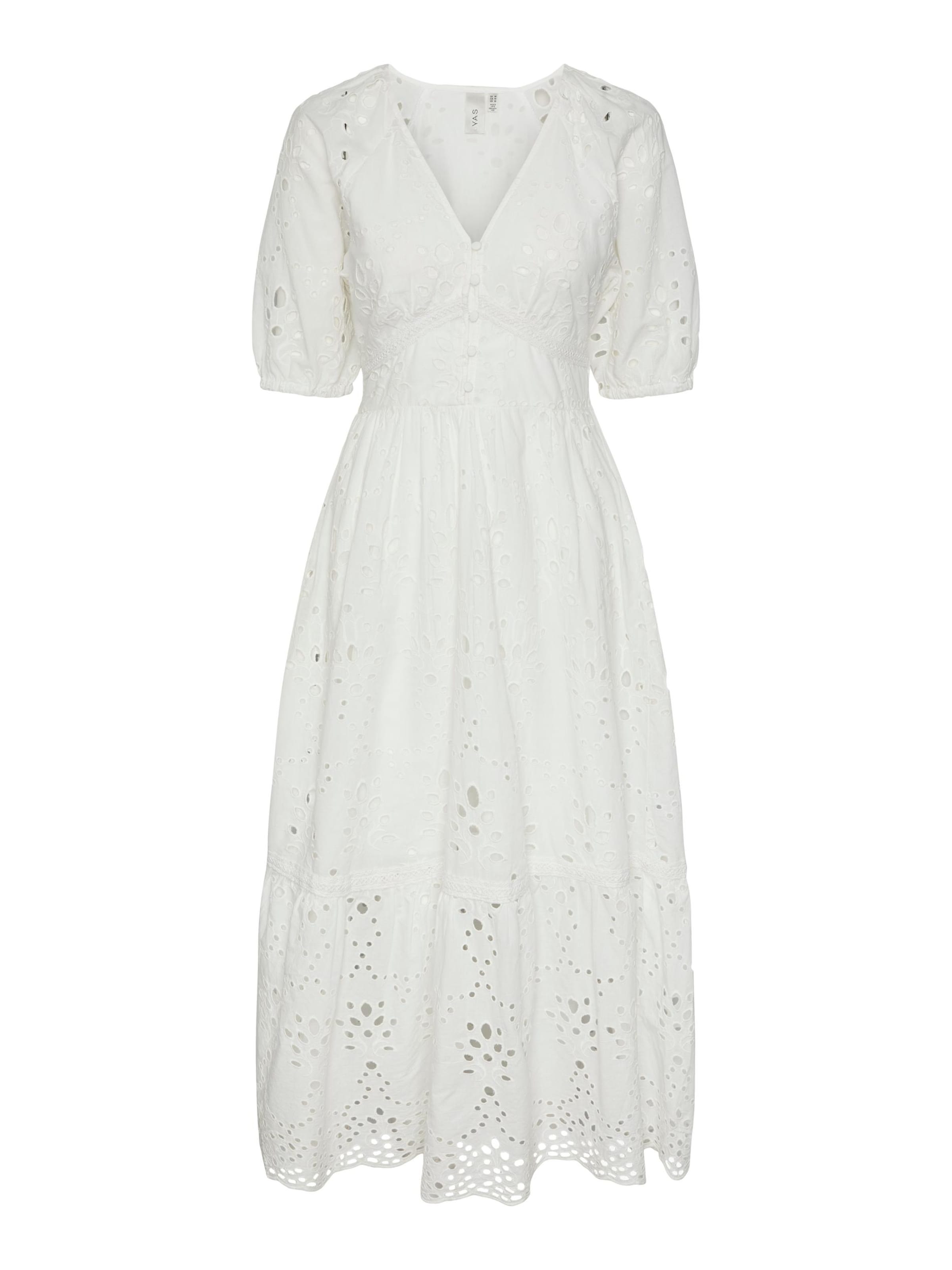Robe 'MIE' YAS en blanc : devant