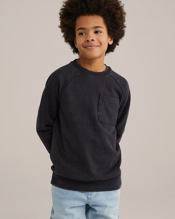 WE Fashion - Sudadera en negro: frente