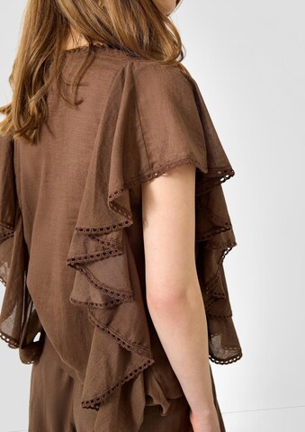 QS Blouse in Bruin