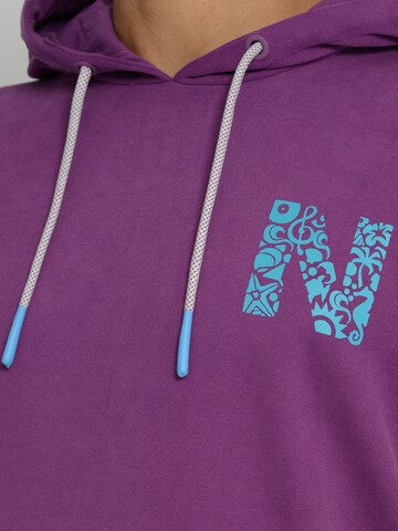 NASSAU Beach Club Sweatshirt ' NB231047 ' in Purple