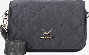 SANSIBAR Crossbody Bag in Grey: front