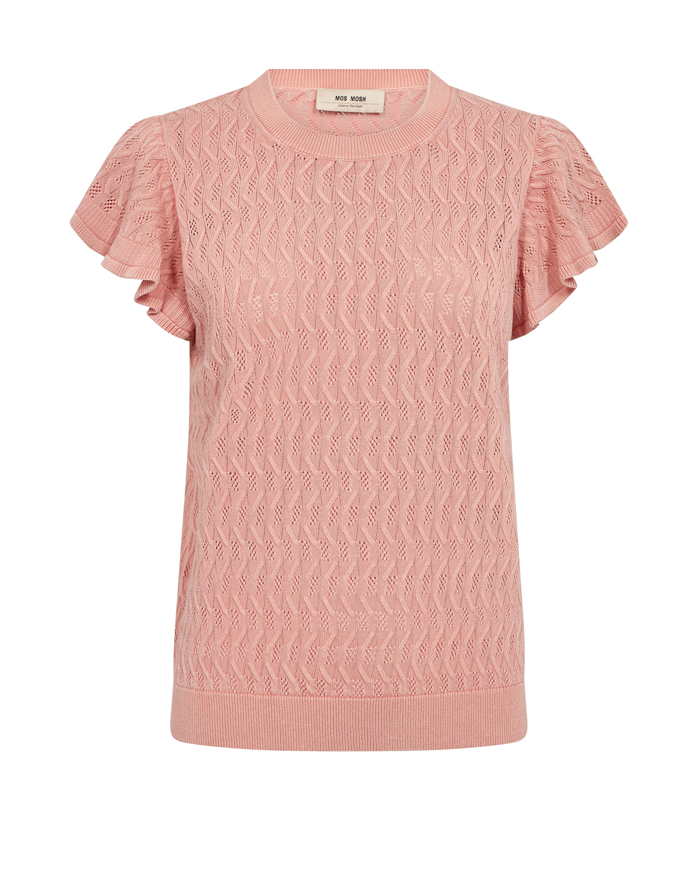 MOS MOSH Sweater 'MMGanna' in Pink: front
