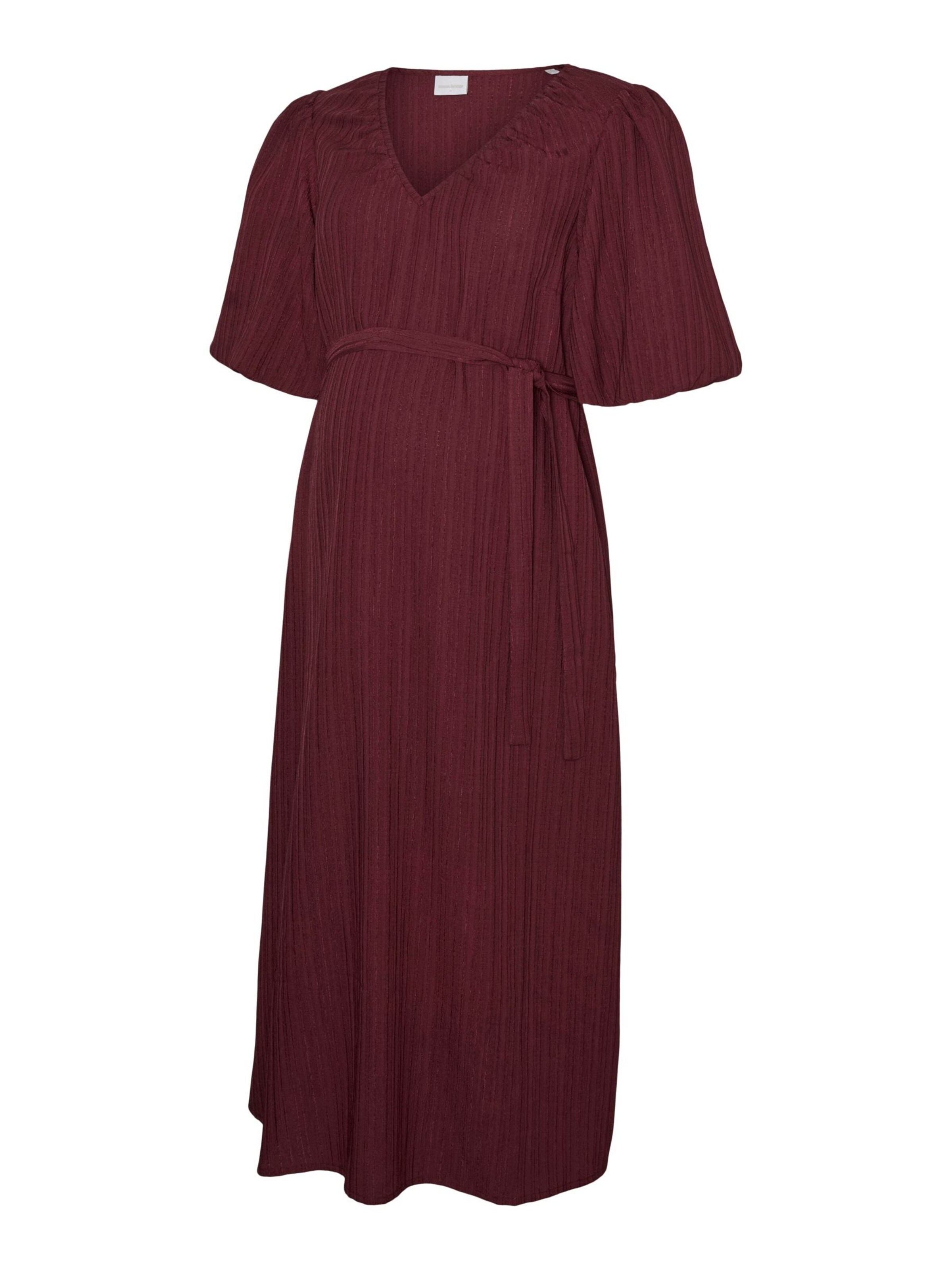 MAMALICIOUS Vestido 'MLRosana' en rojo oscuro, Vista del producto