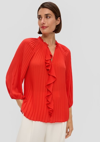 s.Oliver BLACK LABEL Bluse in Rot: predná strana