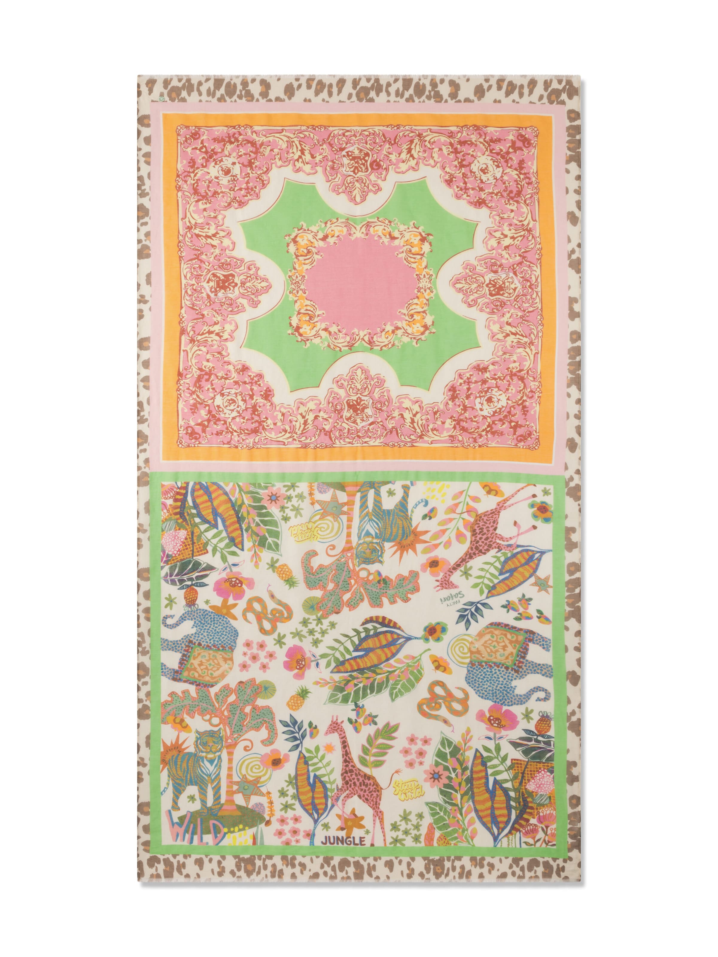 Écharpe CODELLO en vert : devant