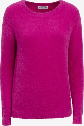 Pullover di Influencer in rosa: frontale