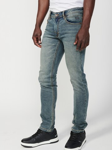 KOROSHI Slimfit Farmer - kék