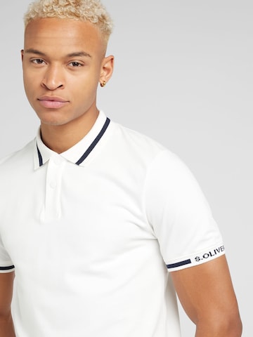 s.Oliver Poloshirt in Weiß