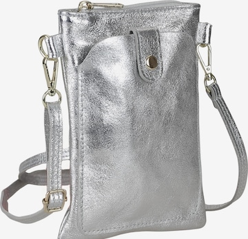 COLLEZIONE ALESSANDRO Umhängetasche 'PartyPal' in Silber: Vorderseite