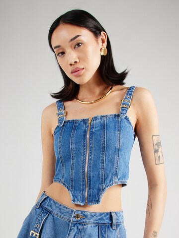 Hoermanseder x About You Top 'Aileen' in Blue: front