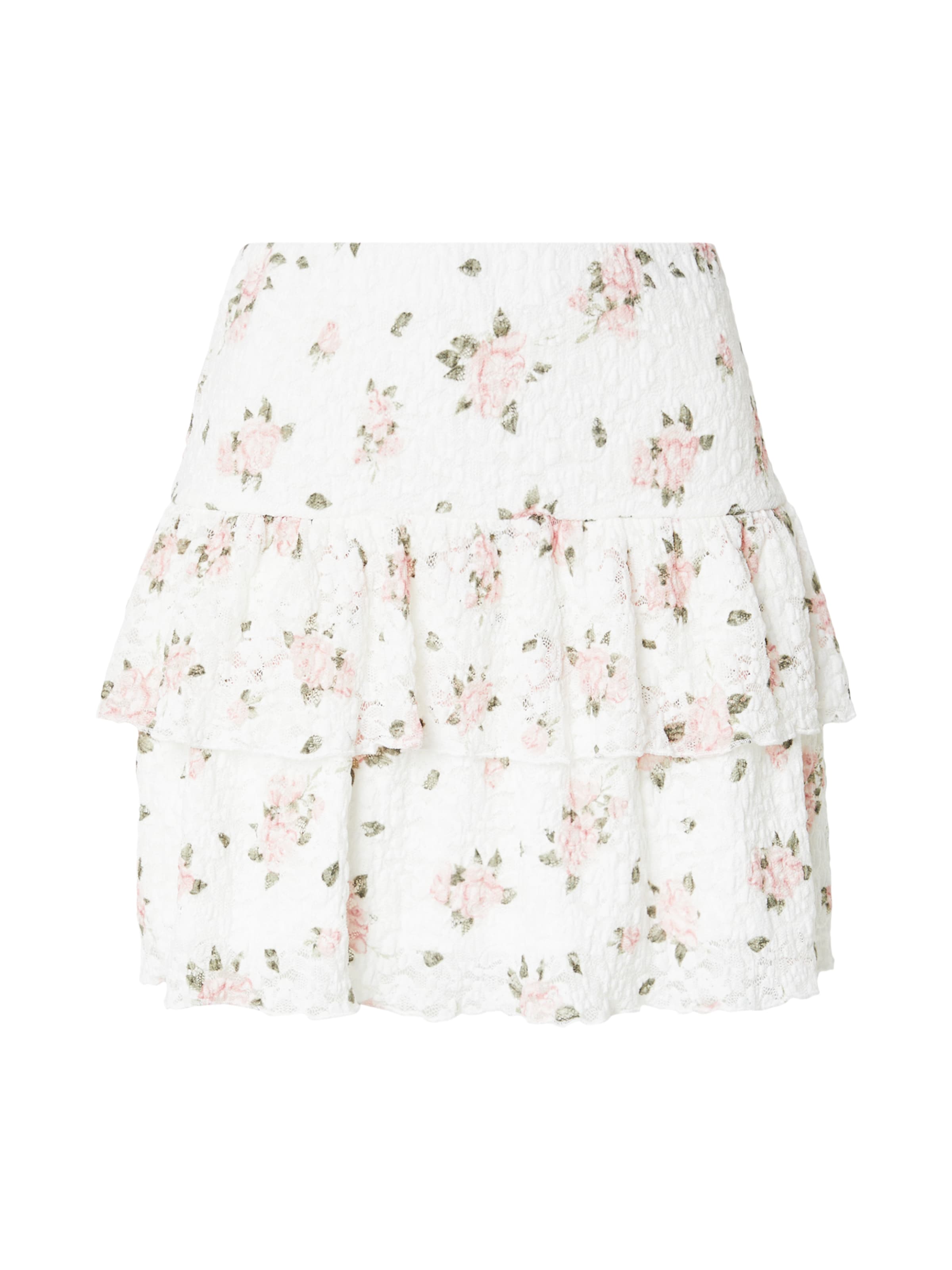 ONLY Skirt 'ONLSAGA' in 34 in Khaki / Mauve / Eosin / Off white, Item view