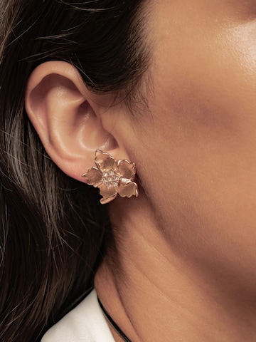 Orecchini 'Sunburst Flower Stud' di Hey Happiness in oro
